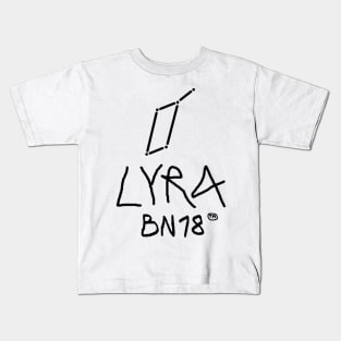 Lyra Constellation by BN18 Kids T-Shirt